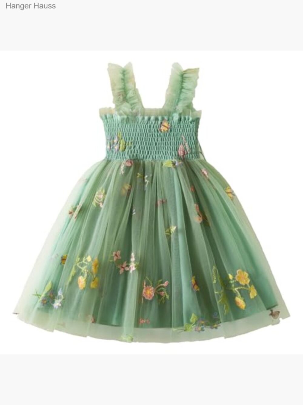 Toddler Girl Tulle Dress with Butterfly Wings Casual - Picture 4 of 7
